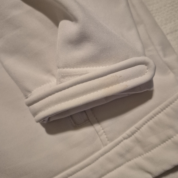 Snozu Performance men's size Large white / gray fleece lined lightweight jacket - Picture 2 of 7